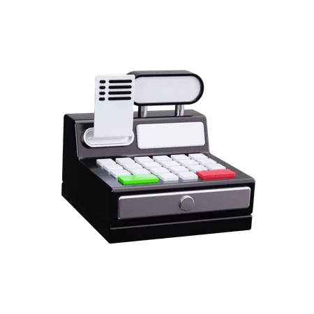 A point of sale cash register terminal